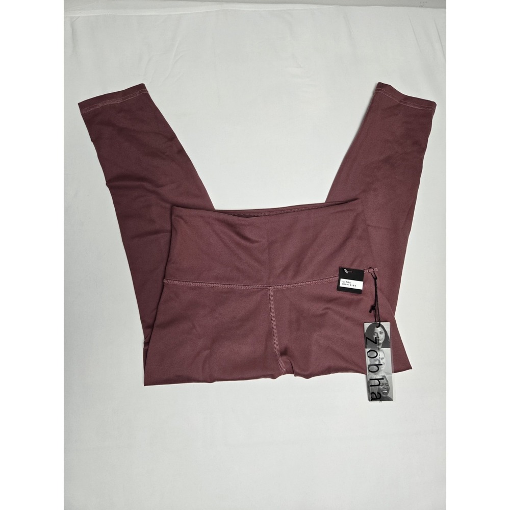 Zobha‎ Leggings Pair NWT sz Medium Crop ultra high rise Mauve